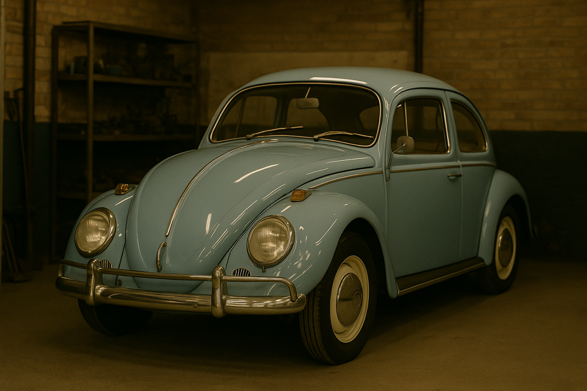 AI-generated image of a VW Beetle